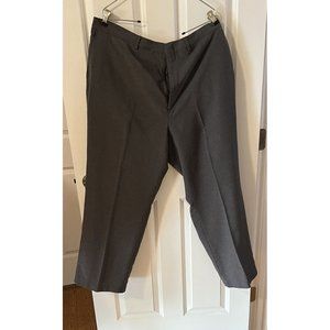 Men's Pants Hagar Size 40/30 Charcoal Gray Dacron Polyester Wool